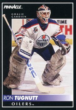 1992-93 Pinnacle Canadian #366 Ron Tugnutt Front