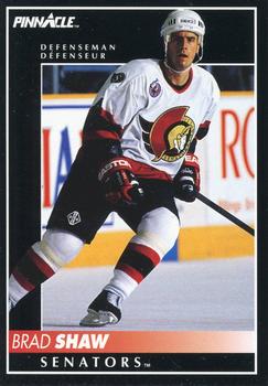 1992-93 Pinnacle Canadian #372 Brad Shaw Front