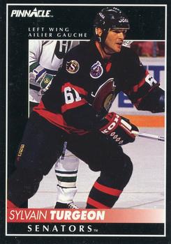 1992-93 Pinnacle Canadian #373 Sylvain Turgeon Front