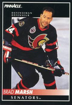 1992-93 Pinnacle Canadian #378 Brad Marsh Front