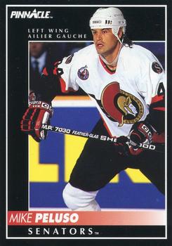 1992-93 Pinnacle Canadian #379 Mike Peluso Front