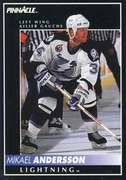 1992-93 Pinnacle Canadian #384 Mikael Andersson Front