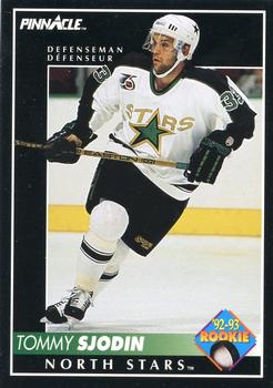 1992-93 Pinnacle Canadian #401 Tommy Sjodin Front