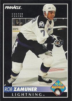 1992-93 Pinnacle Canadian #414 Rob Zamuner Front