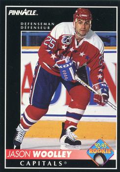 1992-93 Pinnacle Canadian #415 Jason Woolley Front