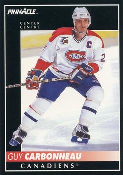 1992-93 Pinnacle Canadian #43 Guy Carbonneau Front