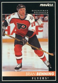 1992-93 Pinnacle Canadian #45 Brian Benning Front
