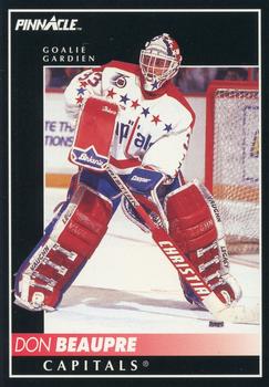 1992-93 Pinnacle Canadian #48 Don Beaupre Front