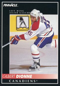 1992-93 Pinnacle Canadian #5 Gilbert Dionne Front