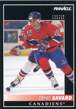 1992-93 Pinnacle Canadian #61 Denis Savard Front