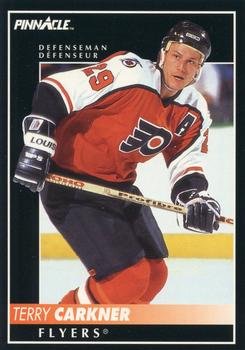 1992-93 Pinnacle Canadian #63 Terry Carkner Front