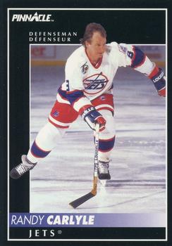 1992-93 Pinnacle Canadian #87 Randy Carlyle Front