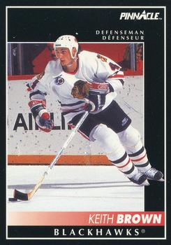 1992-93 Pinnacle Canadian #92 Keith Brown Front