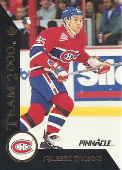 1992-93 Pinnacle Canadian - Team 2000 #29 Gilbert Dionne Front