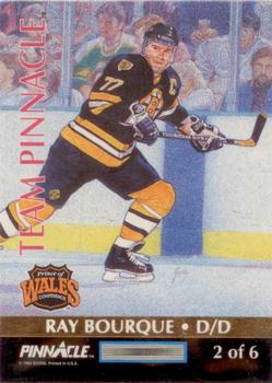 1992-93 Pinnacle Canadian - Team Pinnacle #2 Chris Chelios / Ray Bourque Back