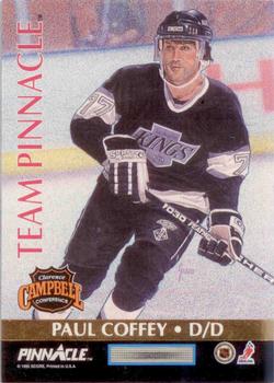 1992-93 Pinnacle Canadian - Team Pinnacle #3 Paul Coffey / Brian Leetch Front
