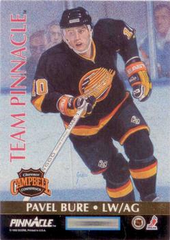 1992-93 Pinnacle Canadian - Team Pinnacle #4 Pavel Bure / Kevin Stevens Front