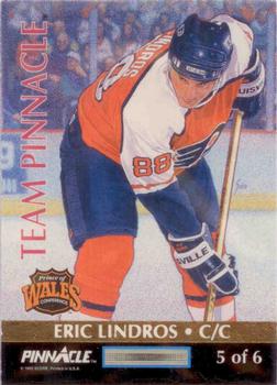 1992-93 Pinnacle Canadian - Team Pinnacle #5 Wayne Gretzky / Eric Lindros Back