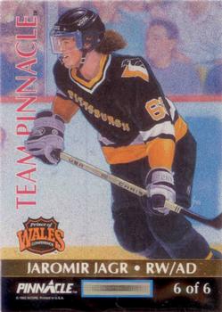 1992-93 Pinnacle Canadian - Team Pinnacle #6 Brett Hull / Jaromir Jagr Back