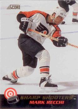1992-93 Score Canadian - Sharp Shooters #18 Mark Recchi Front