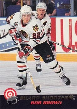 1992-93 Score Canadian - Sharp Shooters #22 Rob Brown Front