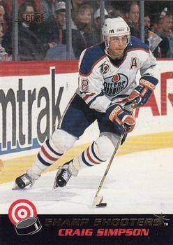 1992-93 Score Canadian - Sharp Shooters #30 Craig Simpson Front