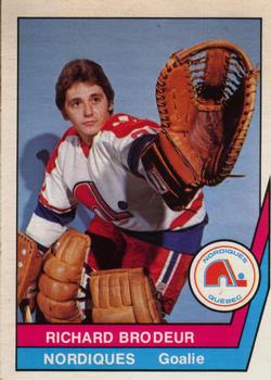 1977-78 O-Pee-Chee WHA #38 Richard Brodeur Front
