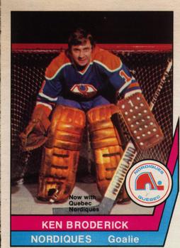1977-78 O-Pee-Chee WHA #4 Ken Broderick Front