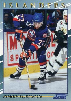 1992-93 Score Young Superstars #27 Pierre Turgeon Front
