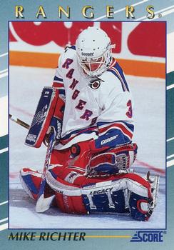 1992-93 Score Young Superstars #9 Mike Richter Front