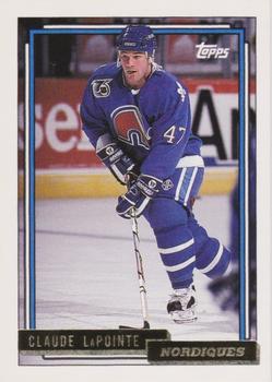 1992-93 Topps - Gold #94 Claude Lapointe Front