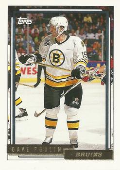 1992-93 Topps - Gold #155 Dave Poulin Front