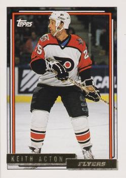 1992-93 Topps - Gold #199 Keith Acton Front