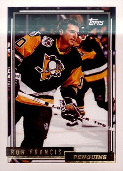 1992-93 Topps - Gold #322 Ron Francis Front