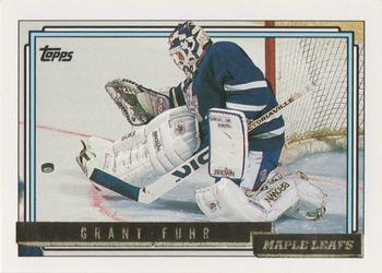 1992-93 Topps - Gold #350 Grant Fuhr Front