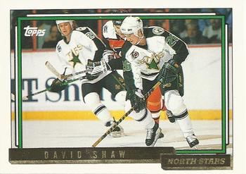 1992-93 Topps - Gold #420 David Shaw Front