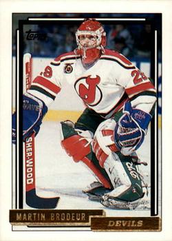 1992-93 Topps - Gold #513 Martin Brodeur Front