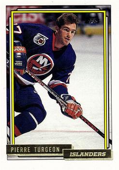 1992-93 Topps - Gold #289 Pierre Turgeon Front