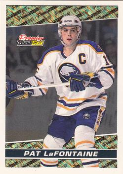 1993-94 O-Pee-Chee Premier - Black Gold #14 Pat LaFontaine Front