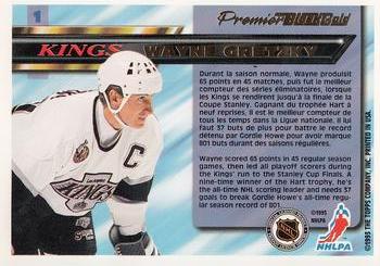 1993-94 O-Pee-Chee Premier - Black Gold #1 Wayne Gretzky Back