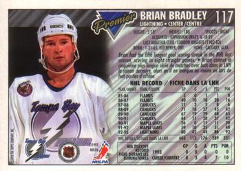 1993-94 O-Pee-Chee Premier - Gold #117 Brian Bradley Back