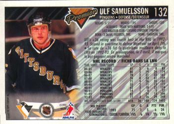 1993-94 O-Pee-Chee Premier - Gold #132 Ulf Samuelsson Back