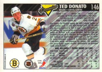 1993-94 O-Pee-Chee Premier - Gold #146 Ted Donato Back