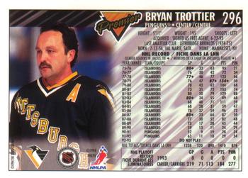 1993-94 O-Pee-Chee Premier - Gold #296 Bryan Trottier Back