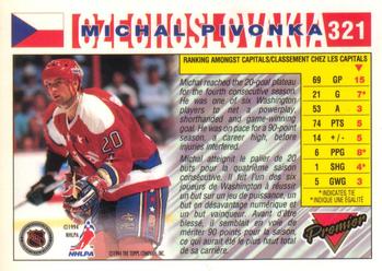 1993-94 O-Pee-Chee Premier - Gold #321 Michal Pivonka Back