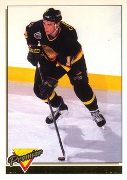 1993-94 O-Pee-Chee Premier - Gold #337 Geoff Courtnall Front