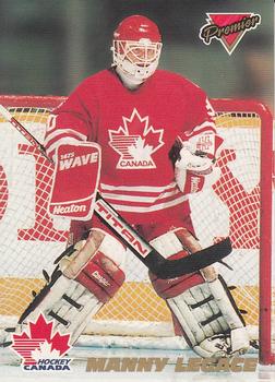 1993-94 O-Pee-Chee Premier - Team Canada #2 Manny Legace Front