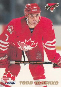 1993-94 O-Pee-Chee Premier - Team Canada #12 Todd Hlushko Front