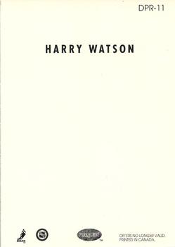 1993-94 Parkhurst - Parkie Reprints Case Inserts #DPR-11 Harry Watson Back