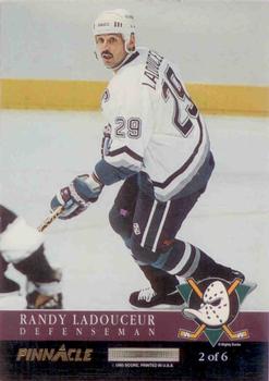 1993-94 Pinnacle - Expansion #2 Gord Murphy / Randy Ladouceur Back